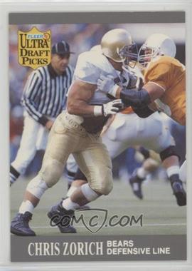 1991 Fleer Ultra - [Base] #298 - Chris Zorich [Noted]