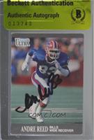 Andre Reed [BAS Beckett Auth Sticker]