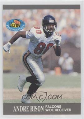 1991 Fleer Ultra - Performances - Wrong Back #9.wb - Andre Rison (Jerry Rice Back)