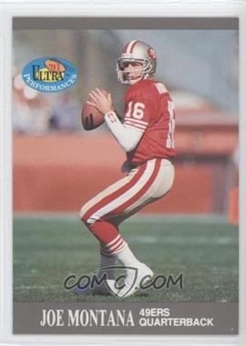 1991 Fleer Ultra - Performances #4 - Joe Montana