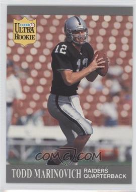 1991 Fleer Ultra Update - [Base] #U-43 - Todd Marinovich