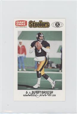 1991 Giant Eagle Pittsburgh Steelers Police - [Base] #6 - Bubby Brister