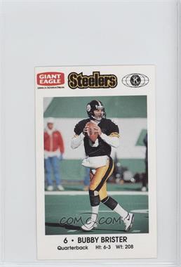 1991 Giant Eagle Pittsburgh Steelers Police - [Base] #6 - Bubby Brister