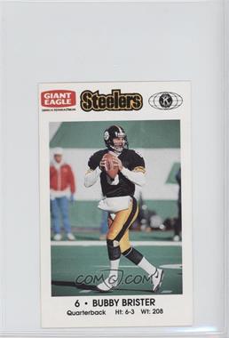 1991 Giant Eagle Pittsburgh Steelers Police - [Base] #6 - Bubby Brister