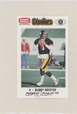 1991 Giant Eagle Pittsburgh Steelers Police - [Base] #6 - Bubby Brister