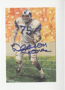 1991 Goal Line Art Pro Football Hall of Fame Collection Series 3 - [Base] #72 - Deacon Jones /5000 [BAS Beckett Auth Sticker]