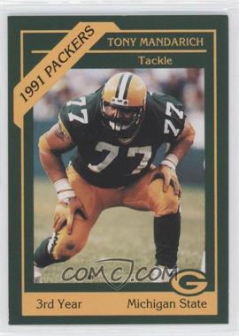 1991 Green Bay Packers Police - [Base] #12 - Tony Mandarich