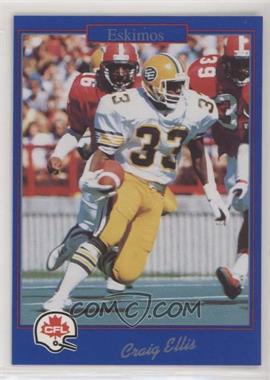 1991 Jogo CFL - [Base] #14 - Craig Ellis