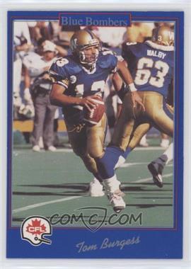 1991 Jogo CFL - [Base] #146 - Tom Burgess