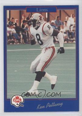 1991 Jogo CFL - [Base] #181 - Ken Pettway