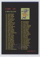 Checklist - Cards 111-220 [EX to NM]