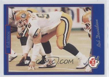 1991 Jogo CFL - [Base] #23 - Rob Davidson