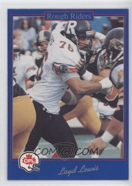 1991 Jogo CFL - [Base] #54 - Loyd Lewis