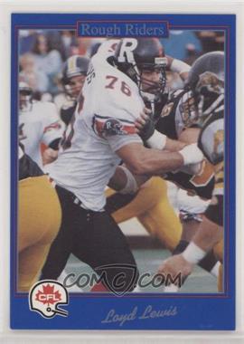 1991 Jogo CFL - [Base] #54 - Loyd Lewis