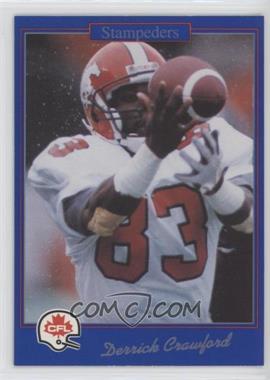 1991 Jogo CFL - [Base] #68 - Derrick Crawford