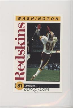 1991 Mobil Washington Redskins Police - [Base] #_ARMO - Art Monk