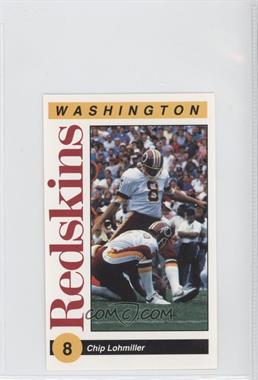 1991 Mobil Washington Redskins Police - [Base] #_CHLO - Chip Lohmiller