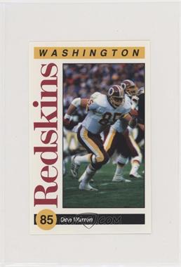 1991 Mobil Washington Redskins Police - [Base] #_DOWA - Don Warren