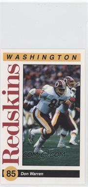 1991 Mobil Washington Redskins Police - [Base] #_DOWA - Don Warren