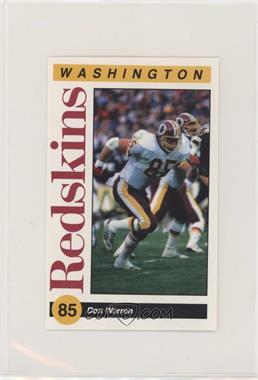 1991 Mobil Washington Redskins Police - [Base] #_DOWA - Don Warren