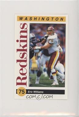 1991 Mobil Washington Redskins Police - [Base] #_ERWI - Eric Williams