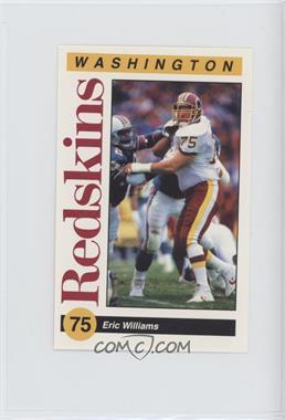 1991 Mobil Washington Redskins Police - [Base] #_ERWI - Eric Williams