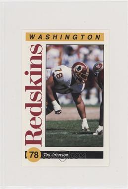 1991 Mobil Washington Redskins Police - [Base] #_TIJO - Tim Johnson