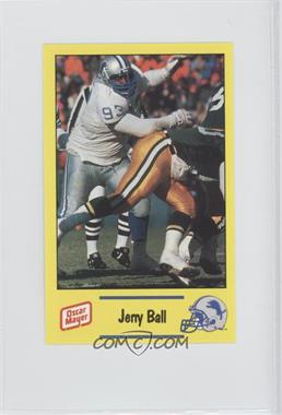 1991 Oscar Mayer Detroit Lions Police - [Base] #10 - Jerry Ball