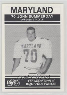 1991 PNC Big 33 Football Classic - [Base] #MD25 - John Summerday