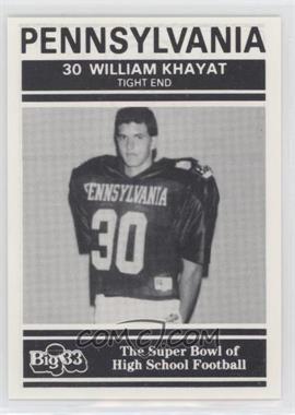 1991 PNC Big 33 Football Classic - [Base] #PA12 - William Khayat