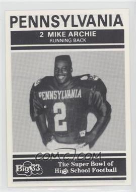 1991 PNC Big 33 Football Classic - [Base] #PA2 - Mike Archie