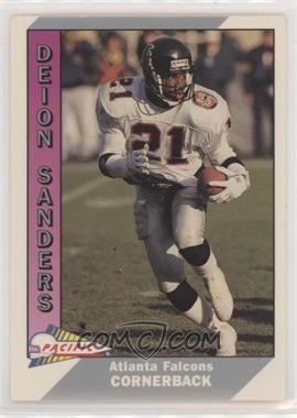 1991 Pacific - [Base] #1 - Deion Sanders [Good to VG‑EX]