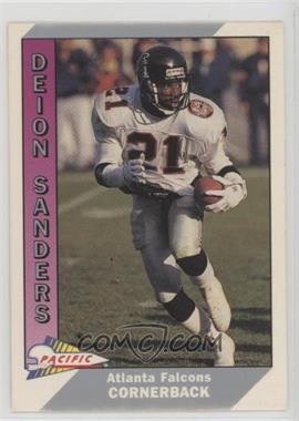 1991 Pacific - [Base] #1 - Deion Sanders [Noted]