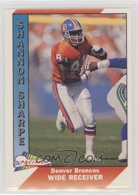 1991 Pacific - [Base] #126 - Shannon Sharpe [Noted]