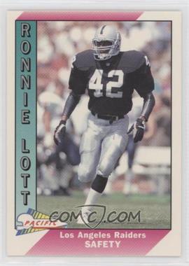 1991 Pacific - [Base] #602 - Ronnie Lott