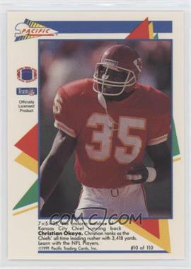 1991 Pacific Flash Cards - [Base] #10 - Christian Okoye