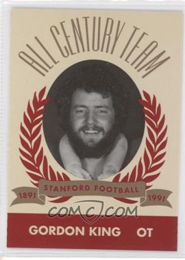 1991 Pepsi/Togo's Stanford Cardinal All Century Team - [Base] #_GOKI - Gordon King