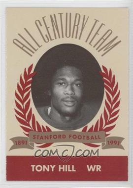 1991 Pepsi/Togo's Stanford Cardinal All Century Team - [Base] #_TOHI - Tony Hill