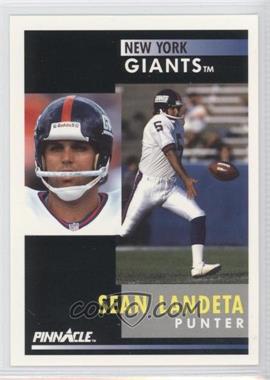 1991 Pinnacle - [Base] #14 - Sean Landeta