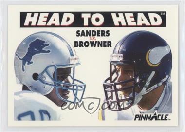 1991 Pinnacle - [Base] #352 - Barry Sanders, Joey Browner