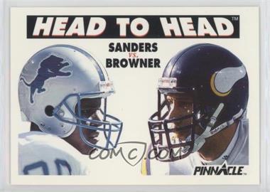 1991 Pinnacle - [Base] #352 - Barry Sanders, Joey Browner