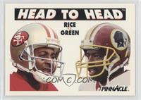 Jerry Rice, Darrell Green [EX to NM]