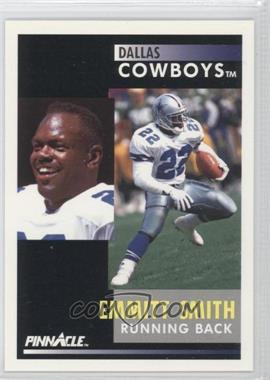 1991 Pinnacle - [Base] #42.1 - Emmitt Smith ("Despite missing training camp" on back)