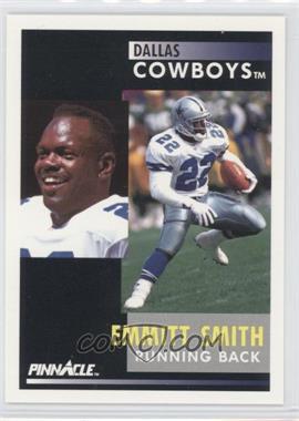 1991 Pinnacle - [Base] #42.1 - Emmitt Smith ("Despite missing training camp" on back)