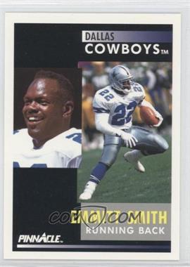 1991 Pinnacle - [Base] #42.1 - Emmitt Smith ("Despite missing training camp" on back)