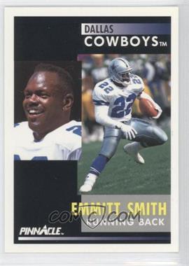 1991 Pinnacle - [Base] #42.1 - Emmitt Smith ("Despite missing training camp" on back)