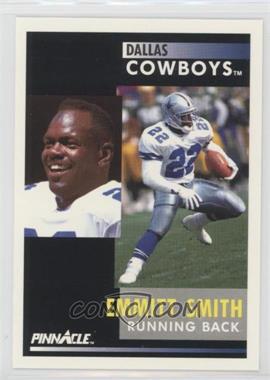 1991 Pinnacle - [Base] #42.2 - Emmitt Smith ("He held out" on back Promo)
