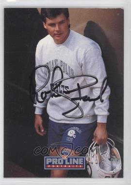 1991 Pro Line Portraits - Autographs #_ROST - Rohn Stark