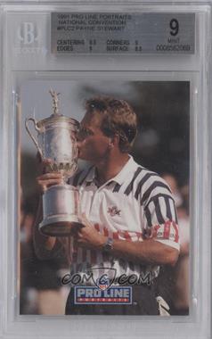 1991 Pro Line Portraits - Collectibles Inserts - National Convention Embossing #2 - Payne Stewart [BGS 9 MINT]