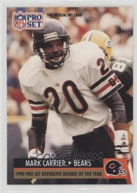 1991 Pro Set - [Base] #1.1 - Award Winner - Mark Carrier (Defensive ROY)